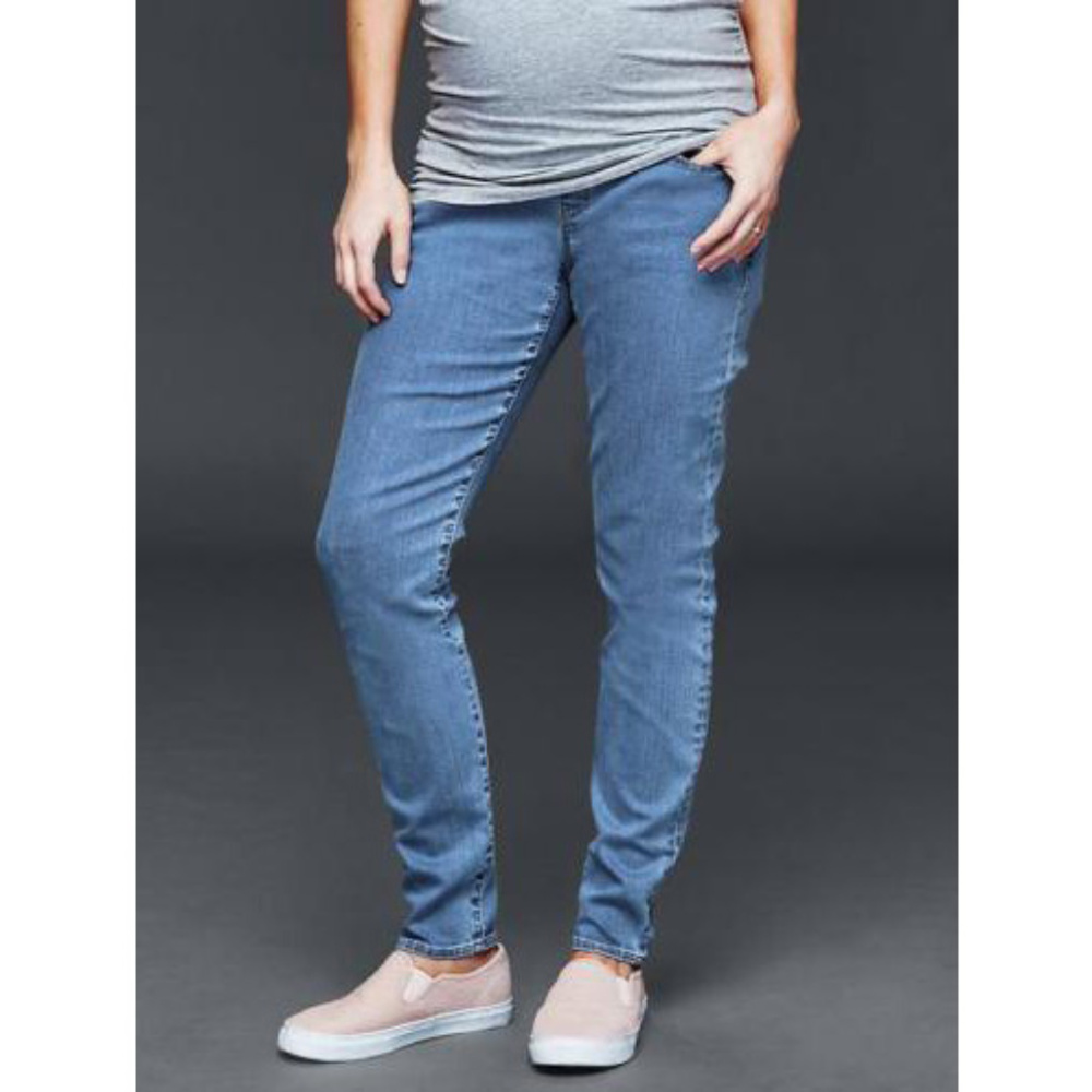 Gap Maternity NWT Blue True Skinny Full Panel Jeans 4 12